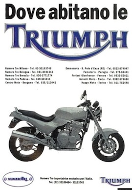 1992 Pubblicit Triumph Numero Tre