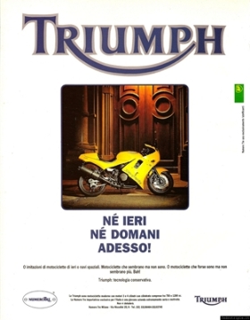 1992 Pubblicit Triumph Numero Tre Daytona